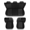 Coprisedili compatibili con Alfa Romeo 156 I, II (1997-2007) - fodere sedili universali - set coprisedili auto - PF-G