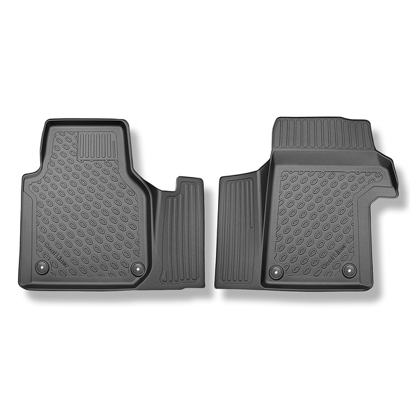 Tappetini Auto in TPE compatibili con Volkswagen Crafter II Cargo (03.2017-....) - 2/3 posti - tappeti auto neri