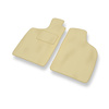 Premium tappetini auto in velluto compatibili con Nissan Navara D22 Pick-Up (1997-2005) - tappeti auto beige