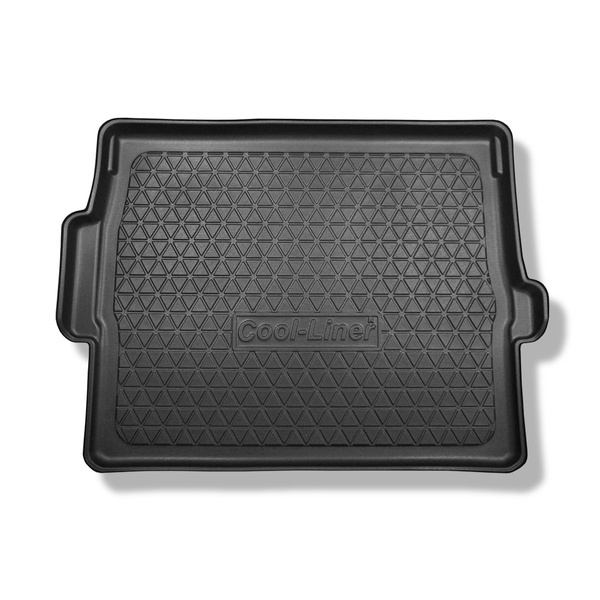 Vasca baule compatibile con Opel Grandland X SUV (10.2017-2021) - vano superiore (piano di carico piatto); piano di carico regolabile in posizione più alta; non per versione ibrida - tappetino per bagagliaio - tappeto bagagliaio per auto