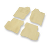 Premium tappetini auto in velluto compatibili con Suzuki Jimny (1998-....) - tappeti auto beige