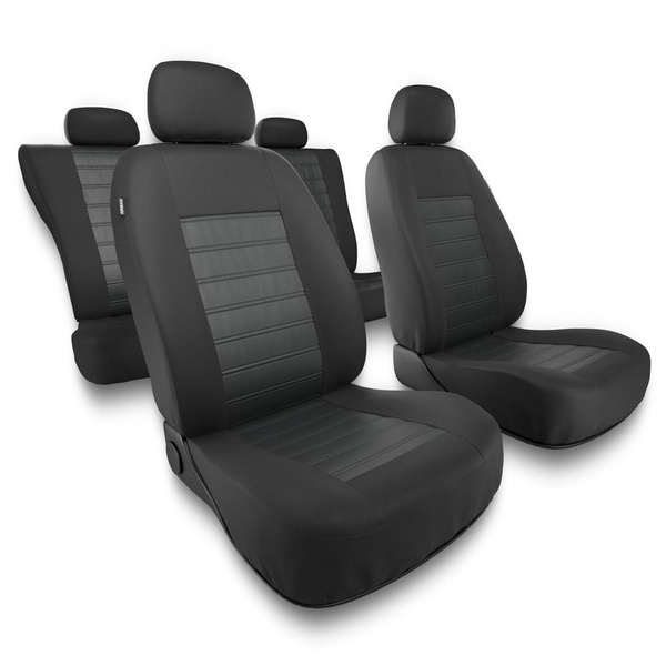 Coprisedili compatibili con Seat Leon I, II, III (1999-2019) - fodere sedili universali - set coprisedili auto - MD-4