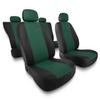 Coprisedili compatibili con Honda Jazz II, III, IV (2002-2019) - fodere sedili universali - set coprisedili auto - X.R-GR
