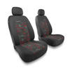 Coprisedili compatibili con Citroen C3 Picasso (2008-2017) - fodere sedili universali - set coprisedili auto - 2UNE-RD