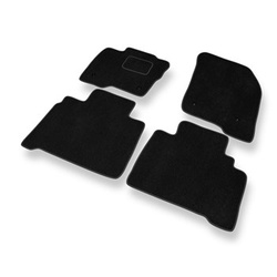 Premium tappetini auto in velluto compatibili con Ford S-Max II (2015-2023) - tappeti auto nero