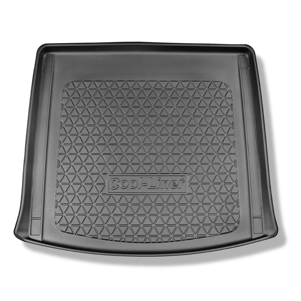 Vasca baule compatibile con Volkswagen Touareg III SUV (07.2018-....) - inclusi i modelli con barre di fissazione - tappetino per bagagliaio - tappeto bagagliaio per auto