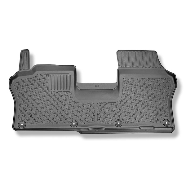 Completo di tappetini e tappetino per bagagliaio TPE per: Volkswagen ID. Buzz 05.2022-.... (Van) - 5 posti; interasse corto; anche con piano Multiflex