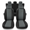 Coprisedili compatibili con Alfa Romeo 156 I, II (1997-2007) - fodere sedili universali - set coprisedili auto - X.R-G2