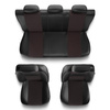 Coprisedili compatibili con Dacia Duster I, II (2010-2019) - fodere sedili universali - set coprisedili auto - EXL-5