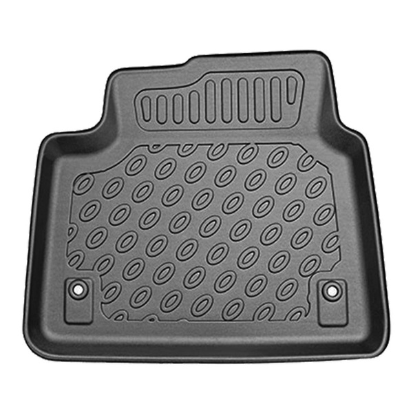 Completo di tappetini e tappetino per bagagliaio TPE per: Land Rover Discovery Sport L550 2019-.... (SUV) - 5/7 posti; terza fila abbassata; anche per i modelli con le guide del bagagliaio; ala destra rimovibile; anche Plug-in Hybrid