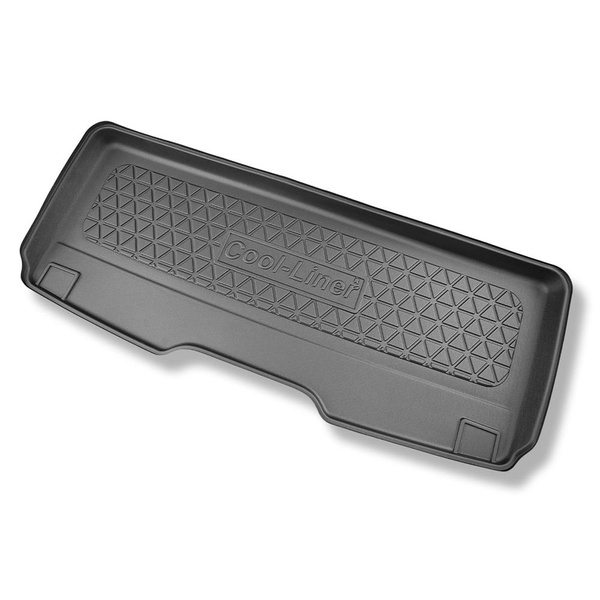 Completo di tappetini e tappetino per bagagliaio TPE per: Volkswagen Multivan T7 10.2021-.... (Van) - interasse corto; dietro la 3a fila di sedili; anche per la versione eHybrid PHEV