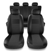 Coprisedili compatibili con BMW X6 E71, E72, F16 (2008-2019) - fodere sedili universali - set coprisedili auto - EXL-4