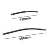 Spazzole tergicristallo anteriori compatibili con Nissan Altima L32, D32 Berlina, Coupé (11.2006-07.2013) - tergicristalli auto - lame tergilunotto - spazzole piatte
