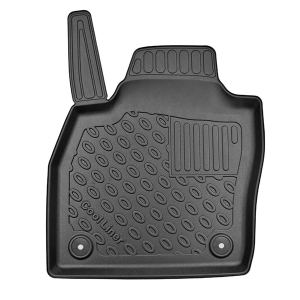 Completo di tappetini e tappetino per bagagliaio TPE per: Skoda Fabia IV 09.2021-.... (Hatchback) - bagagliaio inferiore; senza / sotto pavimento mobile