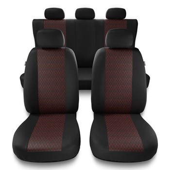 Coprisedili compatibili con Alfa Romeo Giulietta (2010-2020) - fodere sedili universali - set coprisedili auto - PF-RD