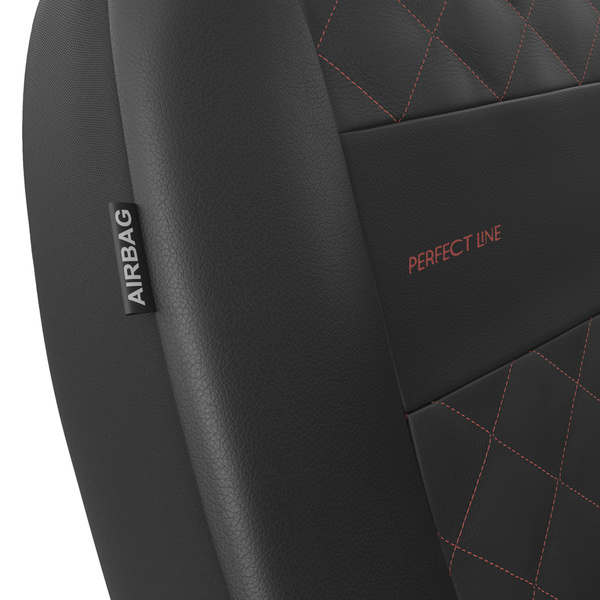 Coprisedili anteriori compatibili con Alfa Romeo Bora (2017-....) - fodere sedili universali - set coprisedili auto - PRP-RD