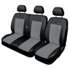 Coprisedili su misura compatibili con Mercedes-Benz Sprinter II Station Wagon (2006-2018) - fodere sedili - set coprisedili auto - grigio
