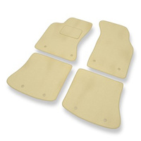 Premium tappetini auto in velluto compatibili con Audi A4 I B5 (1994-2001) - tappeti auto beige