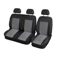 Coprisedili su misura compatibili con Opel Movano B Van (2010-2022) tre sedili distinti - fodere sedili - set coprisedili auto - E2