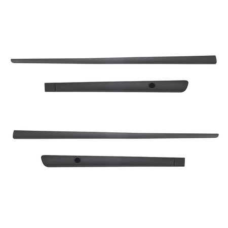 Protezioni nere laterali per auto Alfa Romeo 156 Berlina, Sportwagon (1997-2007)