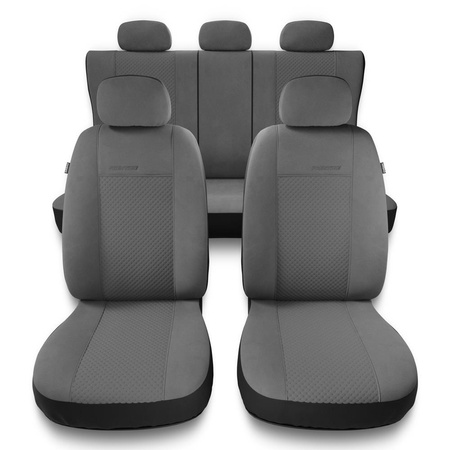 Coprisedili compatibili con Volkswagen Tiguan I, II (2007-2019) - fodere sedili universali - set coprisedili auto - PG-2