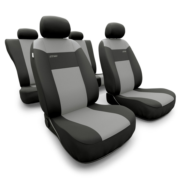 Coprisedili compatibili con Alfa Romeo Stelvio (2017-....) - fodere sedili universali - set coprisedili auto - RSL-G2