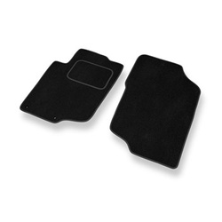 Premium tappetini auto in velluto compatibili con Peugeot 207 (2006-2012) - tappeti auto nero