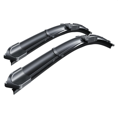 Spazzole tergicristallo anteriori compatibili con Renault Clio II Campus Hatchback (06.2009-2012) - tergicristalli auto - lame tergilunotto - spazzole piatte