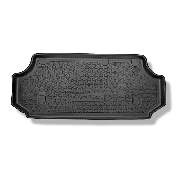 Vasca baule compatibile con Mercedes-Benz Vito BASE Tourer (10.2014-....) - dietro la terza fila di sedili; versione lunga (interasse 3200 mm, lunghezza auto 5140 mm) - tappetino per bagagliaio - tappeto bagagliaio per auto