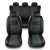 Coprisedili compatibili con Jeep Compass I, II (2007-....) - fodere sedili universali - set coprisedili auto - XL-G