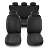 Coprisedili compatibili con Alfa Romeo Giulietta (2010-2020) - fodere sedili universali - set coprisedili auto - UNE-3