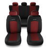 Coprisedili compatibili con Alfa Romeo 145 (1994-2000) - fodere sedili universali - set coprisedili auto - S-RD