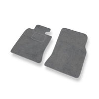 Premium tappetini auto in velluto compatibili con Mini Cabrio II (2009-2015) - tappeti auto grigio