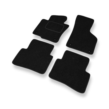 Tappetini in feltro compatibili con Volkswagen Passat B7 (2010-2014) - tappeti auto nero
