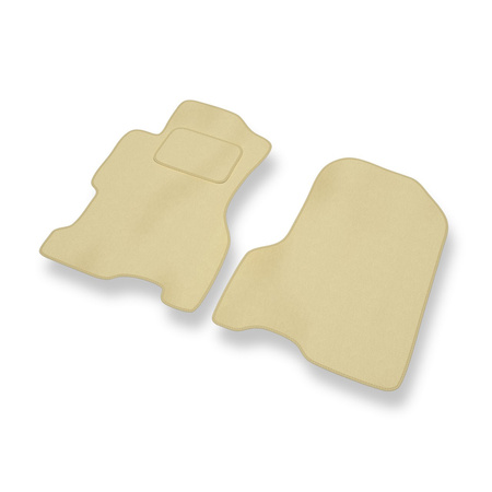 Premium tappetini auto in velluto compatibili con Honda Civic VII (5 porte) (2001-2005) - tappeti auto beige