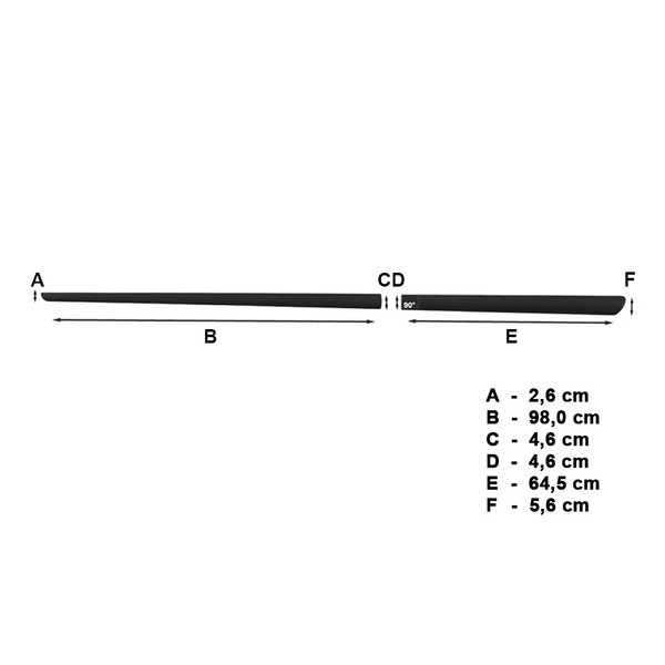 Protezioni nere laterali per auto Toyota Auris Hatchback (5 porte) - (2006-2012)