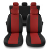 Coprisedili compatibili con BMW X6 E71, F16, G06 (2008-....) - fodere sedili universali - set coprisedili auto - X.R-RD