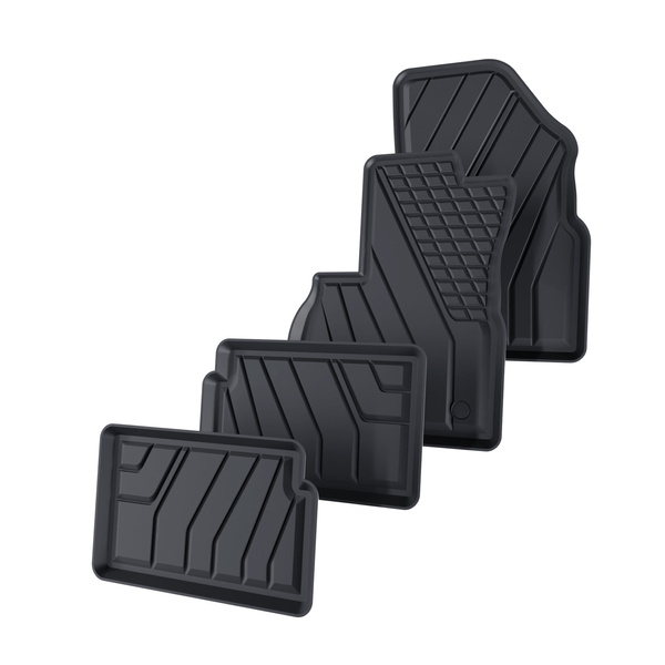 Tappetini Auto in TPE compatibili con OMODA 5 Crossover (2024-....) - tappeti auto neri