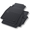 Tappetini auto in gomma compatibili con Opel Insignia I Liftback, Berlina, Sports Tourer (2008-2017) - tappeti gomma - nero - 4 pz.