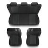 Coprisedili compatibili con Alfa Romeo GT II (2003-2010) - fodere sedili universali - set coprisedili auto - MD-2