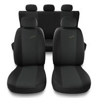 Coprisedili compatibili con BMW X4 G01, G02 (2014-2019) - fodere sedili universali - set coprisedili auto - X.R-G1