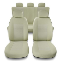 Coprisedili compatibili con Alfa Romeo 159 (2005-2011) - fodere sedili universali - set coprisedili auto - MD-7