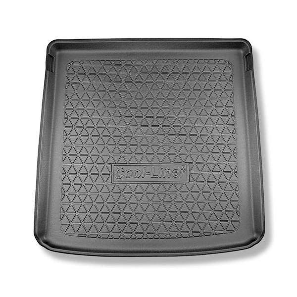 Vasca baule compatibile con Volkswagen Golf VIII Variant (11.2020-....) - portabagagli superiore; piano di carico regolabile nella posizione più alta; anche per la versione Hybrid mHEV - tappetino per bagagliaio - tappeto bagagliaio per auto