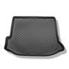 Vasca baule compatibile con Volvo V60 Station Wagon (10.2010-01.2018) - anche per la versione Cross Country; non per versione Plug-in ibrida - tappetino per bagagliaio - tappeto bagagliaio per auto