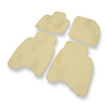 Premium tappetini auto in velluto compatibili con Honda Civic VIII (3 porte, 5 porte) (2006-2011) - tappeti auto beige