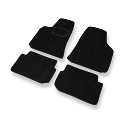 Premium tappetini auto in velluto compatibili con Mitsubishi Eclipse III (1999-2005) - tappeti auto nero