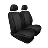 Coprisedili su misura compatibili con Citroen Berlingo II Van (2008-2018) solo sedili anteriori - fodere sedili - set coprisedili auto - nero