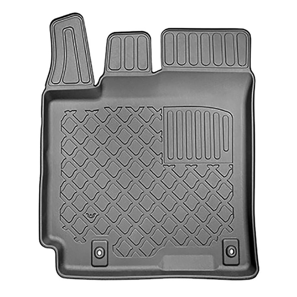 Completo di tappetini e tappetino per bagagliaio TPE per: Hyundai Kona Hybrid 09.2019-03.2023 (SUV) - non per la versione elettrica