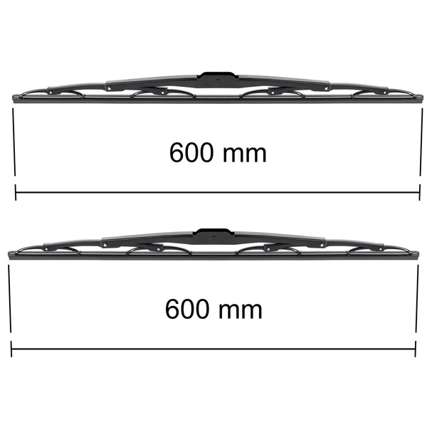Spazzole tergicristallo anteriori compatibili con Volvo FL Camion (2006-2019) - tergicristalli auto - lame tergilunotto - spazzole standard