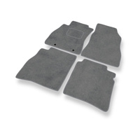 Premium tappetini auto in velluto compatibili con Nissan Pulsar (2014-2018) - tappeti auto grigio